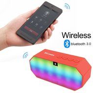 Bluetooth Speakers,Ecandy Portable Wireless Stereo Speaker with LED Lights, Build-in Microphone Support Hands-free... N12