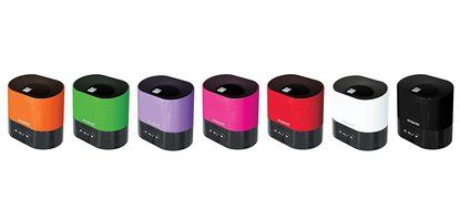 POLAROID Universal Bluetooth Wireless Mini Speaker with Mic, Compatible with All Devices (Red) N2