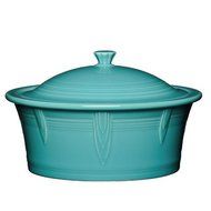 2.81 Qt. Round Covered Casserole Color: Turquoise