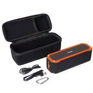 Caseling Hard Case for PECHAM C26 Wireless Portable Bluetooth Speakers. - Mesh Pocket for Cables. N2
