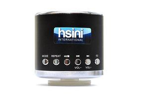 hsini Portable Mini Music SD USB Speaker for PC Mobile Phone MP3 Player - Retail Packaging - Blue N6
