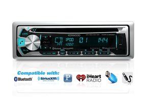 Kenwood Marine Boat Yacht Outdoor Bluetooth Stereo CD MP3 Player USB iPod iPhone Pandora AM/FM Reciver, 6 X Kenwood... N3