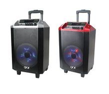 QFX PBX-2101 Portable Speaker System w/Bluetooth/USB/TF Card Input - SILVER N2