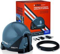 KING VQ4100 Quest Portable/Roof Mountable Satellite TV Antenna (for use with DIRECTV) N11