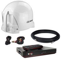 KING VQ4100 Quest Portable/Roof Mountable Satellite TV Antenna (for use with DIRECTV) N39