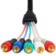 Mediabridge Component Video Cables with Audio (6 Feet) - Gold Plated RCA to RCA - Supports 1080i N3