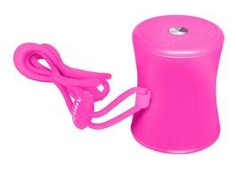 Coby Mini Portable Bluetooth Speaker with Neck Strap (Pink)