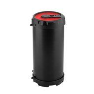 Woozik S21 Portable Indoor/Outdoor Bluetooth Speaker with Back-Lit LED Light, FM Radio Function and Carrying Strap N6