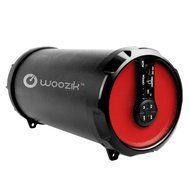 Woozik S21 Portable Indoor/Outdoor Bluetooth Speaker with Back-Lit LED Light, FM Radio Function and Carrying Strap N7