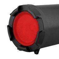 Woozik S21 Portable Indoor/Outdoor Bluetooth Speaker with Back-Lit LED Light, FM Radio Function and Carrying Strap N8