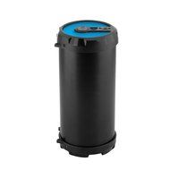 Woozik S21 Portable Indoor/Outdoor Bluetooth Speaker with Back-Lit LED Light, FM Radio Function and Carrying Strap N10