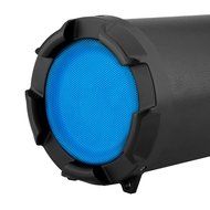 Woozik S21 Portable Indoor/Outdoor Bluetooth Speaker with Back-Lit LED Light, FM Radio Function and Carrying Strap N11