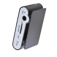 ATFUNGO Mini MP3 Player Clip USB FM Radio LCD Screen Support for 32GB Micro SD (Black) N3