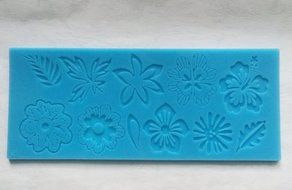 Allforhome(TM) Sugarcraft Silicone Flower leaf Embossing Lace Fondant Mold Cake Decoration Mould Polymer Clay...