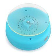 SODIAL (R)Waterproof Mini Bluetooth Wireless Speaker Hands Free Sucker Mobile Phone shower car Blue for Apple... N4