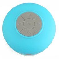 SODIAL (R)Waterproof Mini Bluetooth Wireless Speaker Hands Free Sucker Mobile Phone shower car Blue for Apple... N5