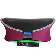 Avalon 2.1CH Bluetooth Speaker Sound System with AUX and FM Radio, Red N10