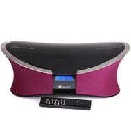Avalon 2.1CH Bluetooth Speaker Sound System with AUX and FM Radio, Red N12