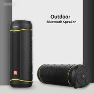 Remax RB-M10 Outdoor Bluetooth Speaker Portable Audio Player Sound Box Bluetooth V4.1 5W2 Speakers Black Color N3