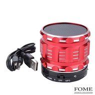 Wireless Bluetooth Speaker, FOME SPORTS|OUTDOORS Portable Mini Metal Steel Speaker with Fm Radio Support TF/SD...