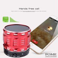 Wireless Bluetooth Speaker, FOME SPORTS|OUTDOORS Portable Mini Metal Steel Speaker with Fm Radio Support TF/SD... N3