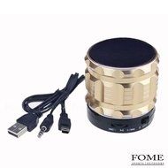 Wireless Bluetooth Speaker, FOME SPORTS|OUTDOORS Portable Mini Metal Steel Speaker with Fm Radio Support TF/SD... N7