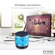 Wireless Bluetooth Speaker, FOME SPORTS|OUTDOORS Portable Mini Metal Steel Speaker with Fm Radio Support TF/SD... N11