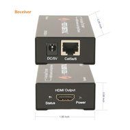 J-Tech Digital Hdmi Extender By Single Cat 5E/6/7 (The Latest &amp; The Best) Ver 1.3 Certified For Full Hd 1080P N3