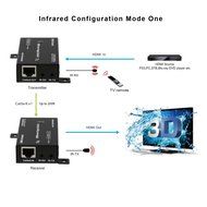 J-Tech Digital Hdmi Extender By Single Cat 5E/6/7 (The Latest &amp; The Best) Ver 1.3 Certified For Full Hd 1080P N7