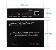 J-Tech Digital Hdmi Extender By Single Cat 5E/6/7 (The Latest &amp; The Best) Ver 1.3 Certified For Full Hd 1080P N11