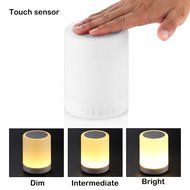 SUNKY - Portable Wireless Bluetooth Speaker Lamp, Handsfree Smart Touch Sensor Night Light LED for Bedroom Camping... N2