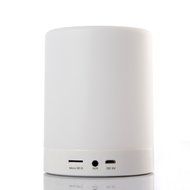 SUNKY - Portable Wireless Bluetooth Speaker Lamp, Handsfree Smart Touch Sensor Night Light LED for Bedroom Camping... N9