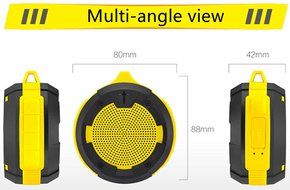 Hcman AbramTek M1 Portable Bluetooth 4.0 Hi-Fi Stereo Speaker,ABS Surface Portable Wireless Waterproof Outdoor... N3