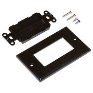 Buyer's Point Brush Wall Plate, Decora Style, Cable Pass Through Insert for Wires, Single Gang Cable Access Strap... N10