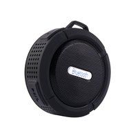 Hannuo Mini Wireless Portable Bluetooth Speaker Stereo Bass IP65 Hands-free Soundbox (Black) N2