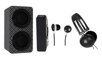 NAXA Electronics NAS-3061A Portable Bluetooth Stereo Speaker Entertainment Pack with Headphones, Earphones and... N3