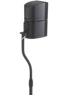 SANUS Adjustable Height Speaker Stand - Extends 28&quot; to 38&quot; - Holds Satellite &amp; small Bookshelf Speakers (i.e....