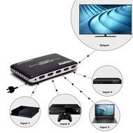 Zettaguard 4K x 2K 4 Port 4 x 1 HDMI Switch with PIP and IR Wireless Remote Control, HDMI Switcher Hub Port Switches... N2