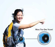 ARMOR MiNE Portable Waterproof Bluetooth Speaker - Smack Black N25