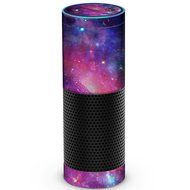 Blue Purple Space Nebula Galaxy Vinyl Skin Decal Wrap Compatible with Amazon Echo