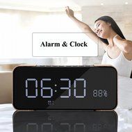 Bluetooth Speakers,Werleo Hi-Fi Portable Wireless Stereo Speaker with Alarm Clock,Build-in Mic,FM Radio,LED Light... N16