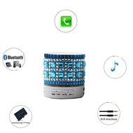 TopePop Portable Bluetooth Speaker Change Color Music Player with AUX Line-in Function Microphone for Cellphones... N4