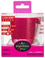 GEAR4 Espresso Small Coffee Cup Style Bluetooth Speaker with Carabineer Handle Clip in Pink(PS006PKG) N4