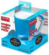 GEAR4 Espresso Small Coffee Cup Style Bluetooth Speaker with Carabineer Handle Clip in Pink(PS006PKG) N10