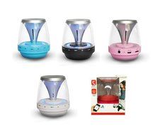 Supersonic SC-1346BT Rechargeable Speaker Bluetooth/Lights/MicroSD/AUX In - BLACK N2