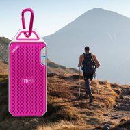 MIFA F4 Ultra-light Wireless Bluetooth Speaker Pink,With Mic,Micro SD,Hook ,And Aluminum Alloy Housing shock resistance... N3