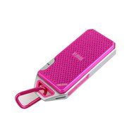 MIFA F4 Ultra-light Wireless Bluetooth Speaker Pink,With Mic,Micro SD,Hook ,And Aluminum Alloy Housing shock resistance... N5
