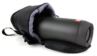 DURAGADGET JBL Pulse &amp; Pulse 2 Portable Speaker Case - Deluxe Black Padded Water-Resistant Speaker Carry Bag /... N2