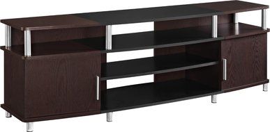 Altra Carson 50&quot; TV Stand, Cherry/Black N19