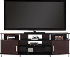Altra Carson 50&quot; TV Stand, Cherry/Black N20
